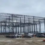 K1 début montage acier