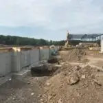 Fondation et début érection
